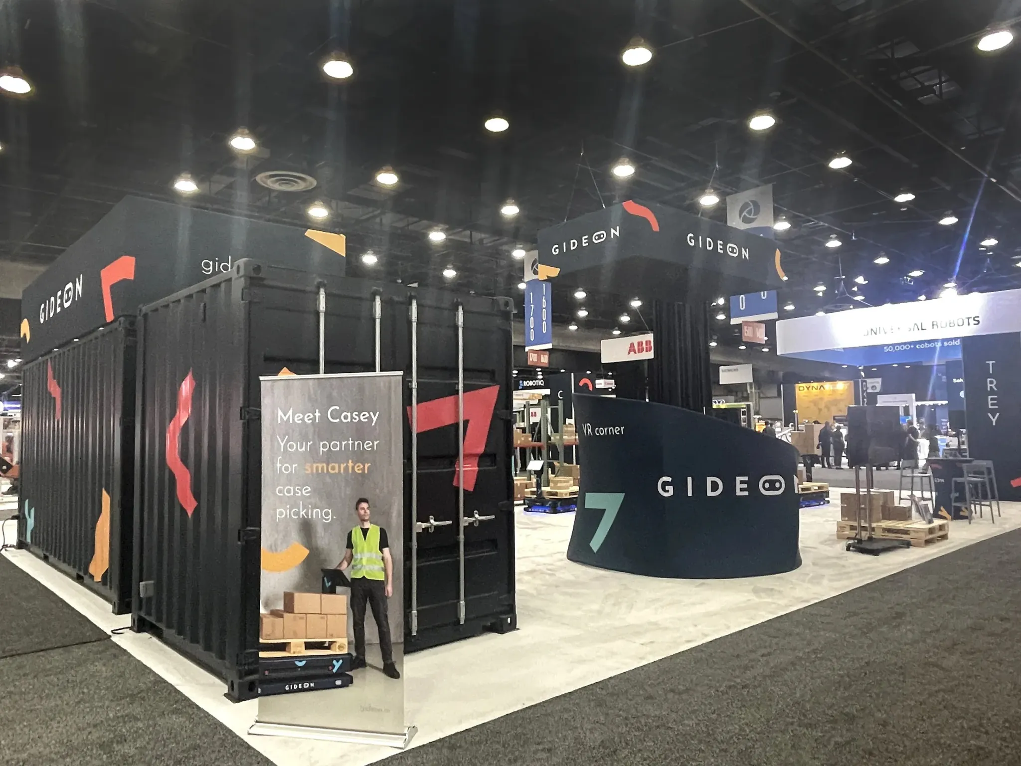 60x50 Island booth design by Exhibit Potential